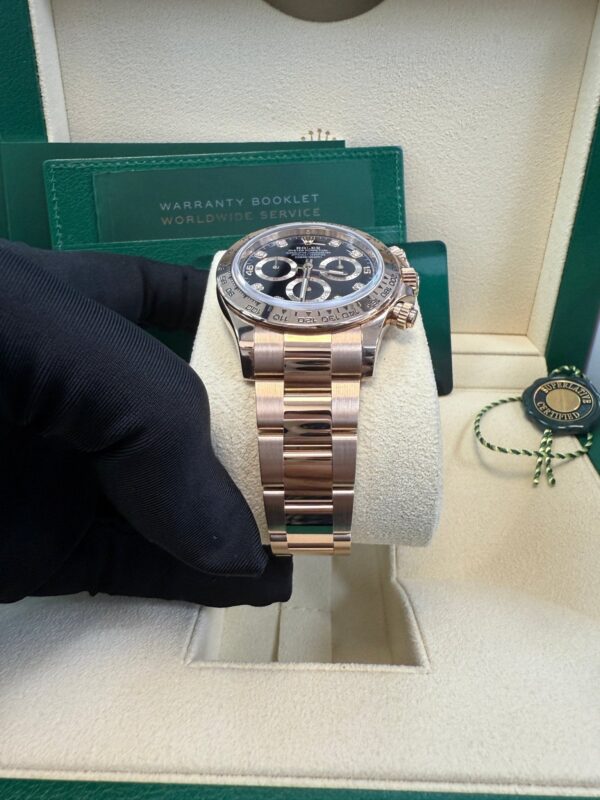 Rolex Cosmograph Daytona 40mm Everose Gold Diamond Markers (Ref#116505) - Image 7
