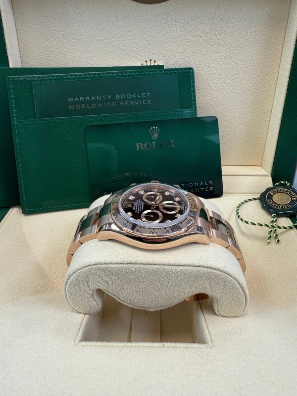 Rolex Cosmograph Daytona 40mm Everose Gold Diamond Markers (Ref#116505) - Image 18