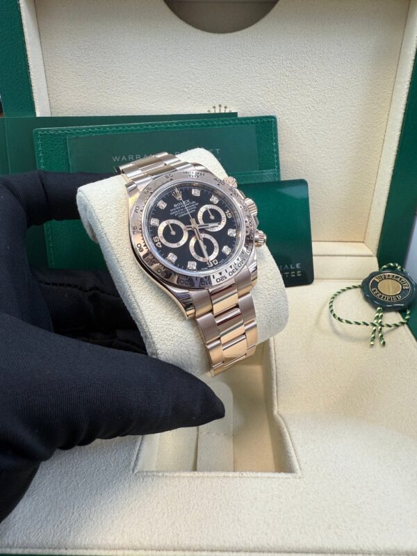 Rolex Cosmograph Daytona 40mm Everose Gold Diamond Markers (Ref#116505) - Image 2
