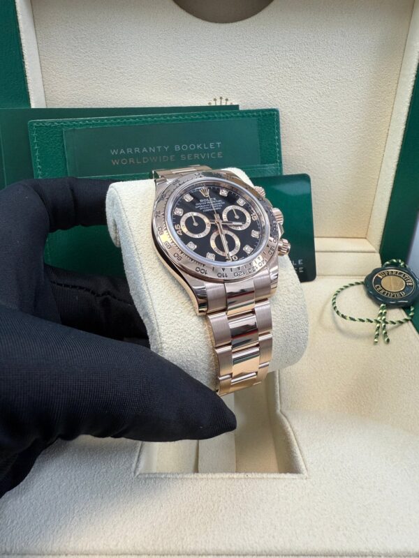 Rolex Cosmograph Daytona 40mm Everose Gold Diamond Markers (Ref#116505) - Image 21