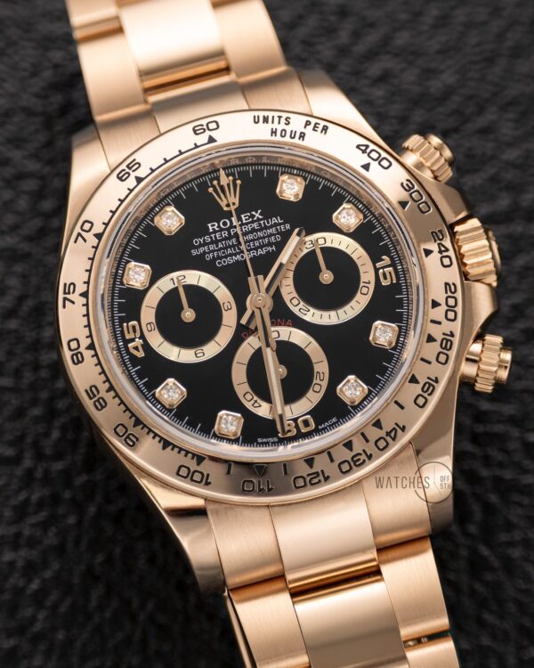 Rolex Cosmograph Daytona 40mm Everose Gold Diamond Markers (Ref#116505) - Image 16
