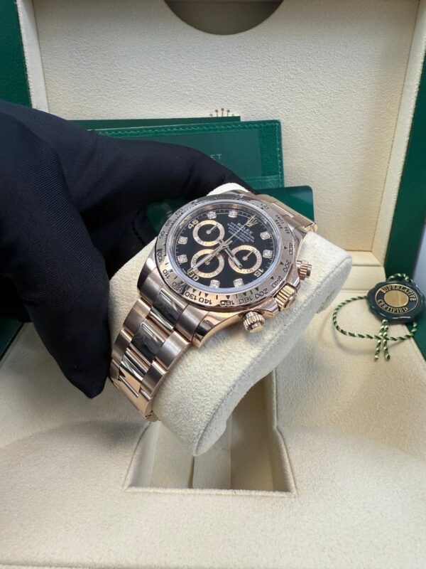 Rolex Cosmograph Daytona 40mm Everose Gold Diamond Markers (Ref#116505) - Image 4