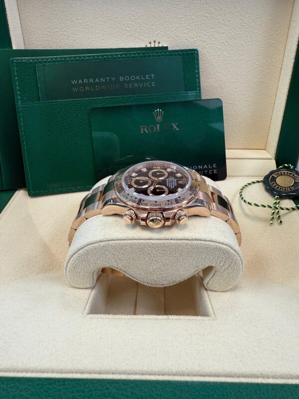 Rolex Cosmograph Daytona 40mm Everose Gold Diamond Markers (Ref#116505) - Image 19
