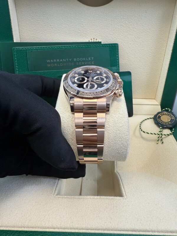 Rolex Cosmograph Daytona 40mm Everose Gold Diamond Markers (Ref#116505) - Image 6