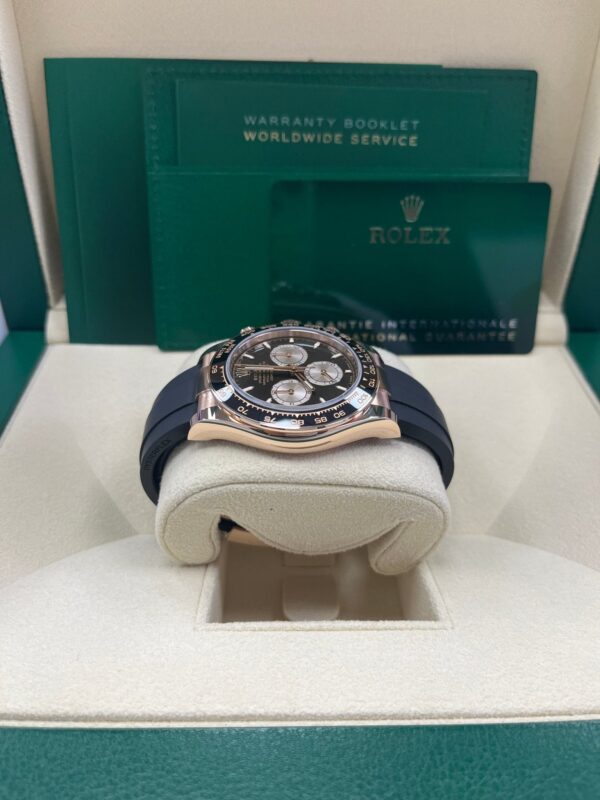 Rolex Cosmograph Daytona Black Sundust Index Dial Oysterflex Strap 126515LN - Image 3