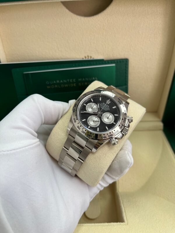 Rolex Cosmograph Daytona White Gold Black And Steel Index Dial Oyster Bracelet 126509 - Image 11