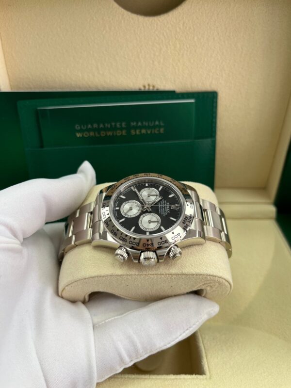 Rolex Cosmograph Daytona White Gold Black And Steel Index Dial Oyster Bracelet 126509 - Image 4