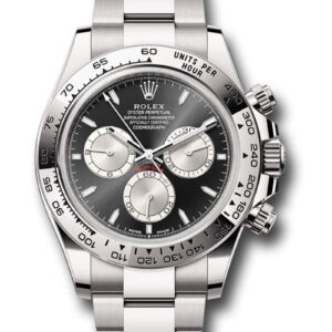 Rolex Cosmograph Daytona White Gold Black And Steel Index Dial Oyster Bracelet 126509
