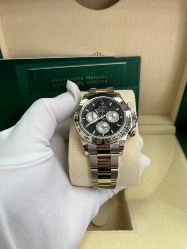 Rolex Cosmograph Daytona White Gold Black And Steel Index Dial Oyster Bracelet 126509 - Image 5