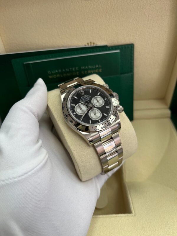 Rolex Cosmograph Daytona White Gold Black And Steel Index Dial Oyster Bracelet 126509 - Image 12