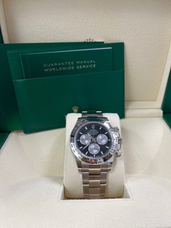 Rolex Cosmograph Daytona White Gold Black And Steel Index Dial Oyster Bracelet 126509 - Image 10