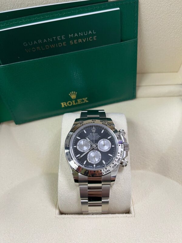 Rolex Cosmograph Daytona White Gold Black And Steel Index Dial Oyster Bracelet 126509 - Image 9
