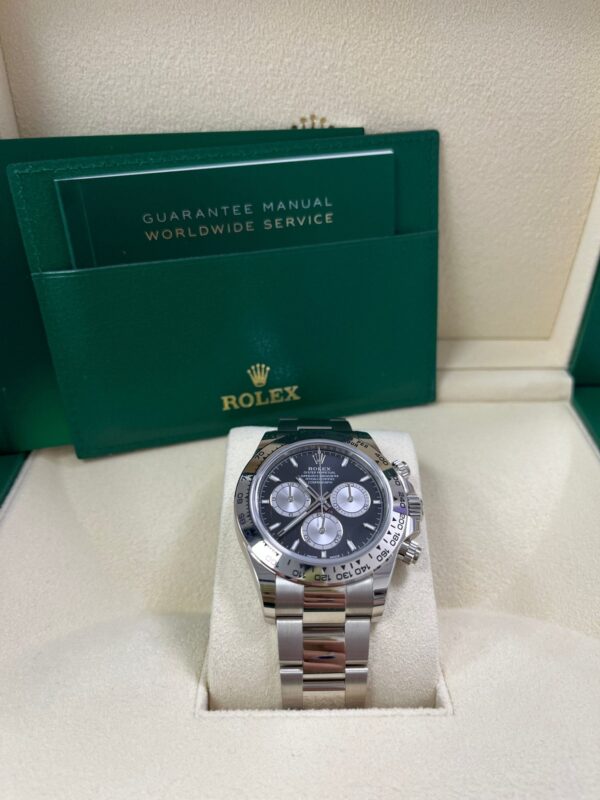 Rolex Cosmograph Daytona White Gold Black And Steel Index Dial Oyster Bracelet 126509 - Image 6