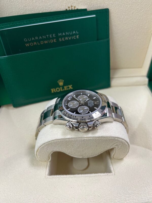 Rolex Cosmograph Daytona White Gold Black And Steel Index Dial Oyster Bracelet 126509 - Image 7