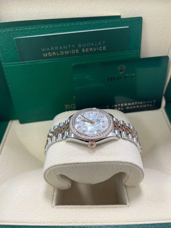 Rolex Datejust 31mm Mother Of Pearl Dial Rose Gold / Steel Reference #278381RBR - Image 10