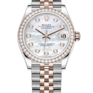 Rolex Datejust 31mm Mother Of Pearl Dial Rose Gold / Steel Reference #278381RBR