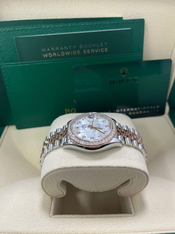 Rolex Datejust 31mm Mother Of Pearl Dial Rose Gold / Steel Reference #278381RBR - Image 7