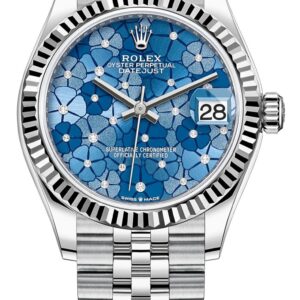 Rolex Datejust 31mm New 2022 Model Oystersteel and White Gold Jubilee Bracelet (Reference 278274)