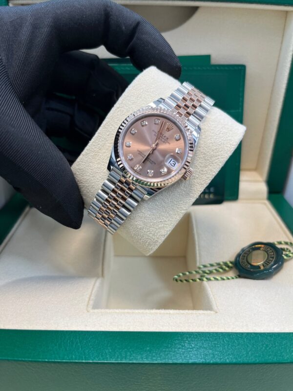 Rolex Datejust 31mm Sundust Diamond Dial Jubilee Bracelet 278271 - Image 8