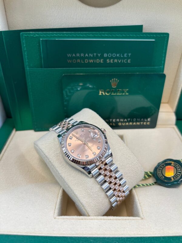 Rolex Datejust 31mm Sundust Diamond Dial Jubilee Bracelet 278271 - Image 11