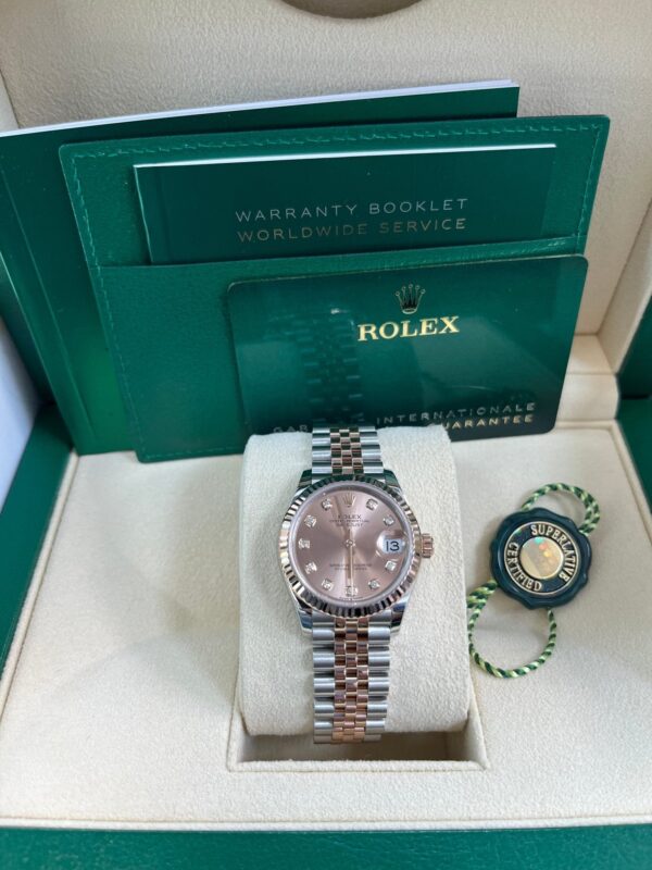 Rolex Datejust 31mm Sundust Diamond Dial Jubilee Bracelet 278271 - Image 4