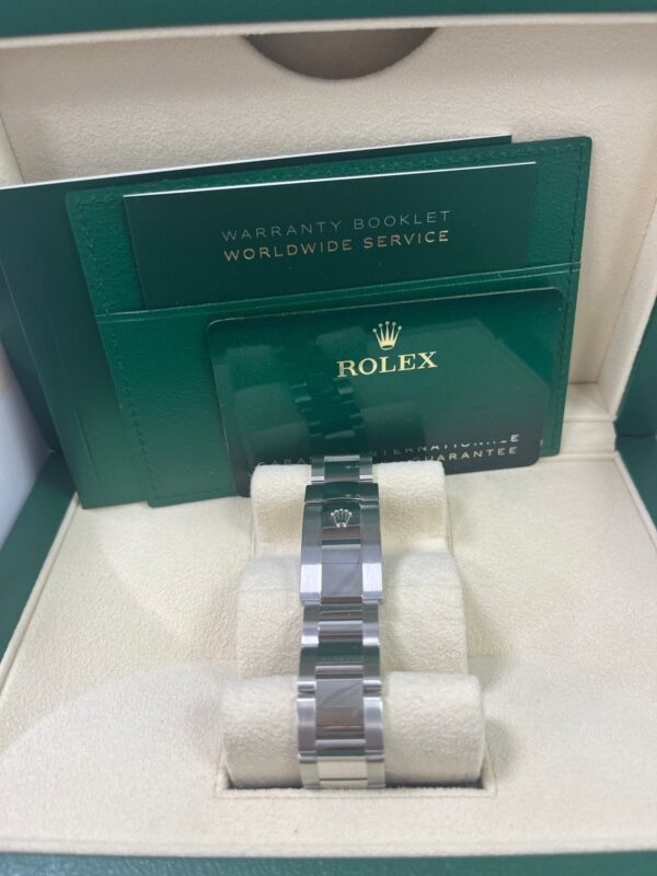 Rolex Datejust 41 Grey Slate Wimbledon Green Roman Dial Oyster Bracelet 126334 - Image 7