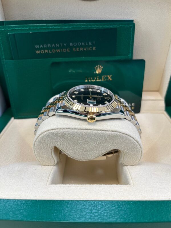Rolex Datejust 41 Steel and Yellow Gold Black Diamond Jubilee 126333 - Image 8