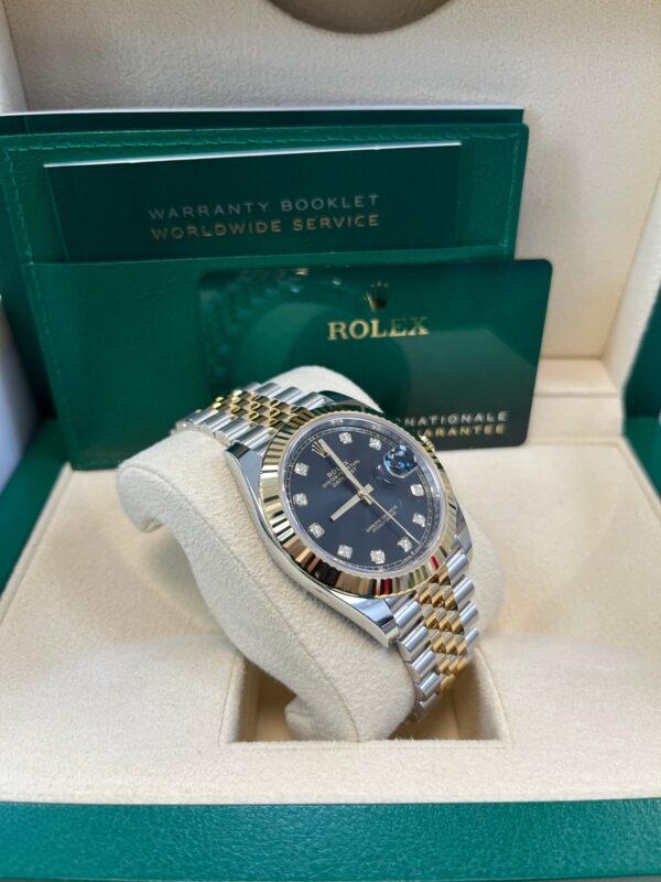 Rolex Datejust 41 Steel and Yellow Gold Black Diamond Jubilee 126333 - Image 11