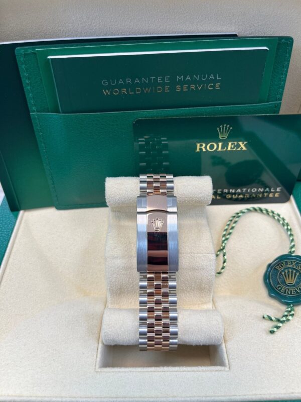 Rolex Datejust 41 Two-Tone Stainless Steel and Rose Gold/ Chocolate Index Dial/ Fluted Bezel/ Jubilee Bracelet (Ref#126331) - Image 2