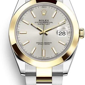 Rolex Datejust 41 Two-Tone Yellow Gold & Oystersteel - Silver Dial - Index Dial (Ref# 126303)
