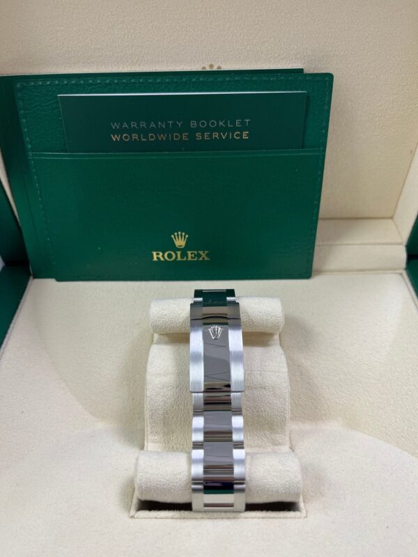 Rolex Datejust 41 White Gold and Steel Blue Index Oyster Bracelet Fluted Bezel (Ref#126334) - Image 11