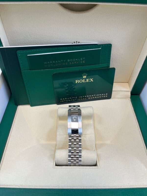 Rolex Datejust 41 White Gold and Steel Silver Index Fluted Bezel (Ref#126334) - Image 12