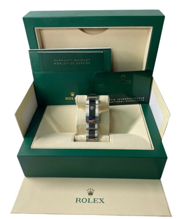 Rolex Datejust 41 18k White Gold & Steel/ Dark Rhodium Diamond Dial Oyster (Reference # 126334) - Image 3