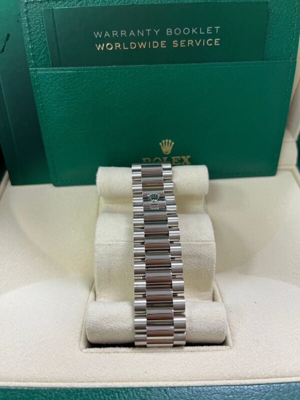 Rolex Day-Date 40 White Gold Mother of Pearl Diamond Dial 228239 - Image 9