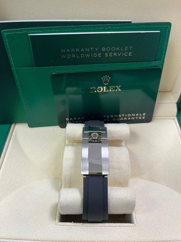 Rolex Daytona 40 White Gold Steel Grey Index Dial Black Sub-Dials Oysterflex (Ref# 116519LN) - Image 8
