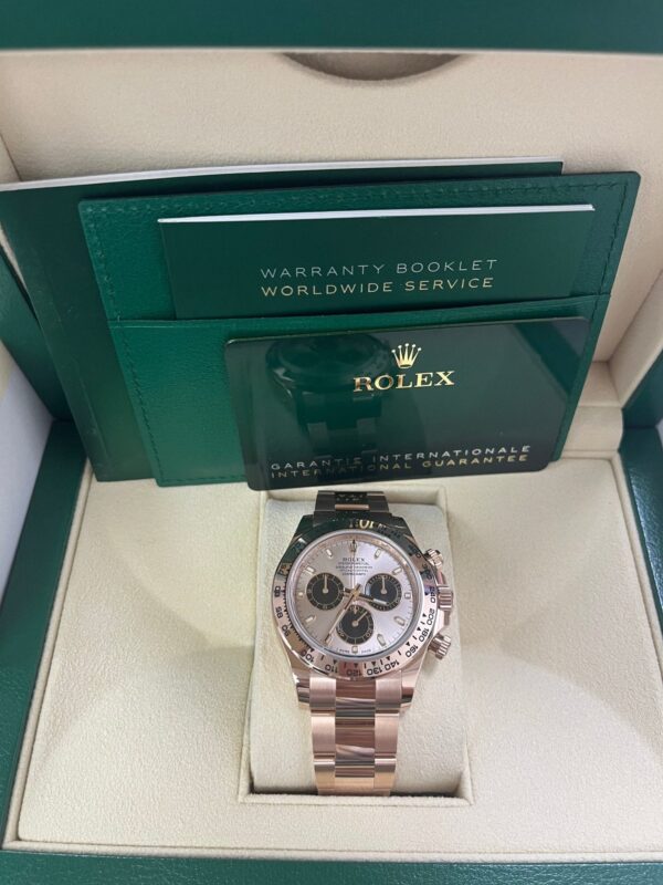 Rolex Daytona 40mm/ 18k Rose Gold/ Sundust Index Cosmograph Dial/ Black Sub-dials (Ref# 116505) - Image 10
