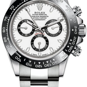 Rolex Panda Daytona 40mm - Stainless Steel - White Panda Index Dial - Ceramic Bezel (Ref# 116500LN)