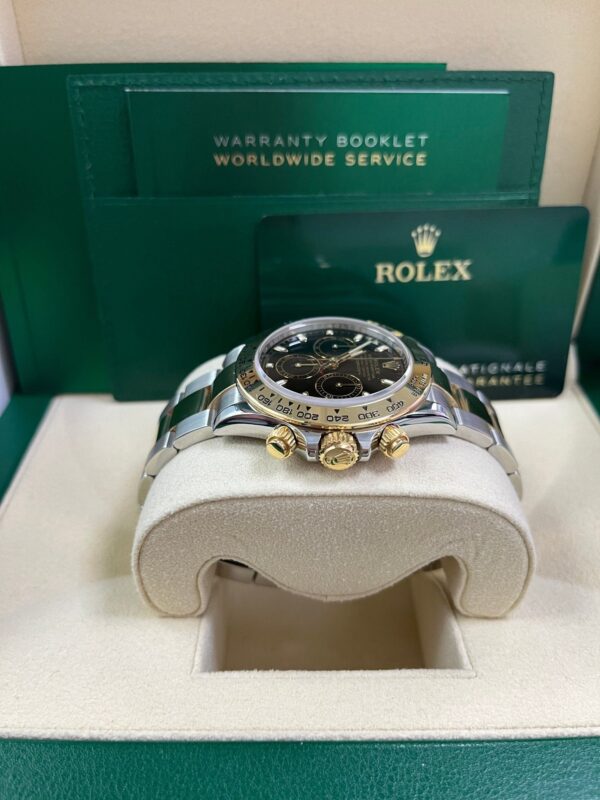 Rolex Daytona 40mm Yellow Rolesor Cosmograph - Black Index Dial (Ref# 116503) - Image 5