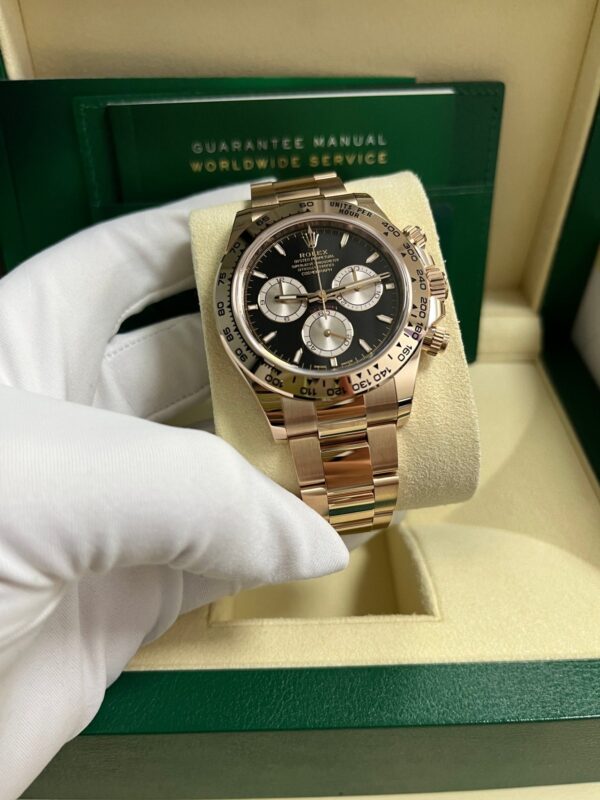 Rolex Daytona Black And Sundust Index Dial Oyster Bracelet 126505 - Image 2