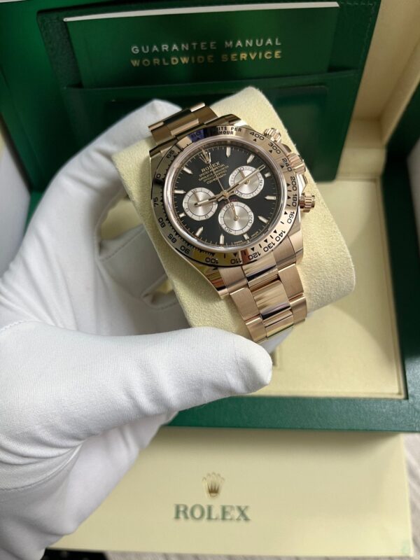 Rolex Daytona Black And Sundust Index Dial Oyster Bracelet 126505 - Image 11