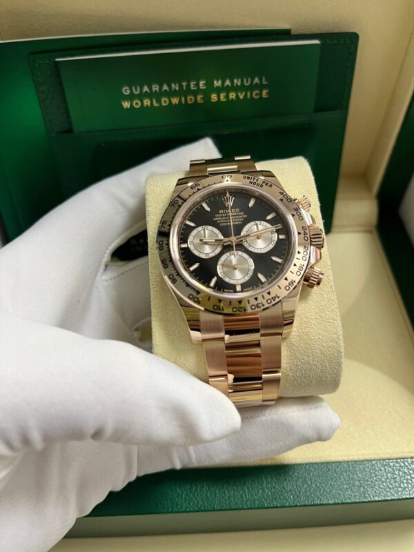 Rolex Daytona Black And Sundust Index Dial Oyster Bracelet 126505 - Image 7