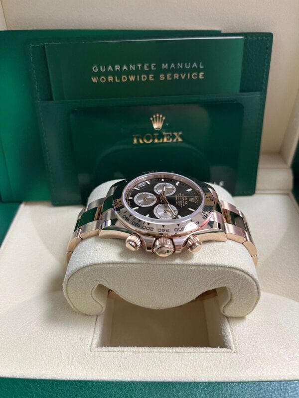 Rolex Daytona Black And Sundust Index Dial Oyster Bracelet 126505 - Image 6