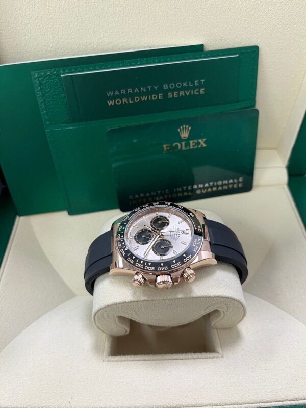 Rolex Daytona Cosmograph Daytona Black Bezel - Sundust And Black Index Dial - Oysterflex Strap 126515ln - Image 9