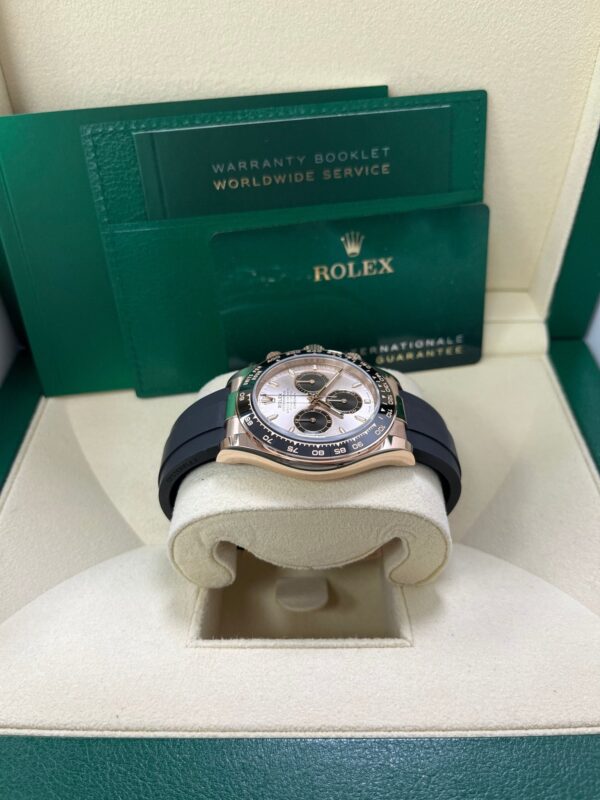 Rolex Daytona Cosmograph Daytona Black Bezel - Sundust And Black Index Dial - Oysterflex Strap 126515ln - Image 6