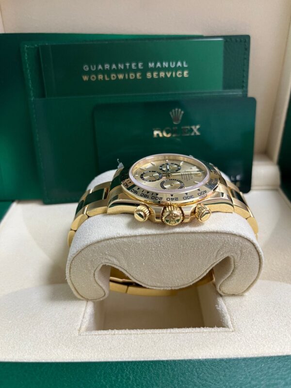 Rolex Daytona Cosmograph Daytona Golden Index Dial Oyster Bracelet 126508 - Image 7