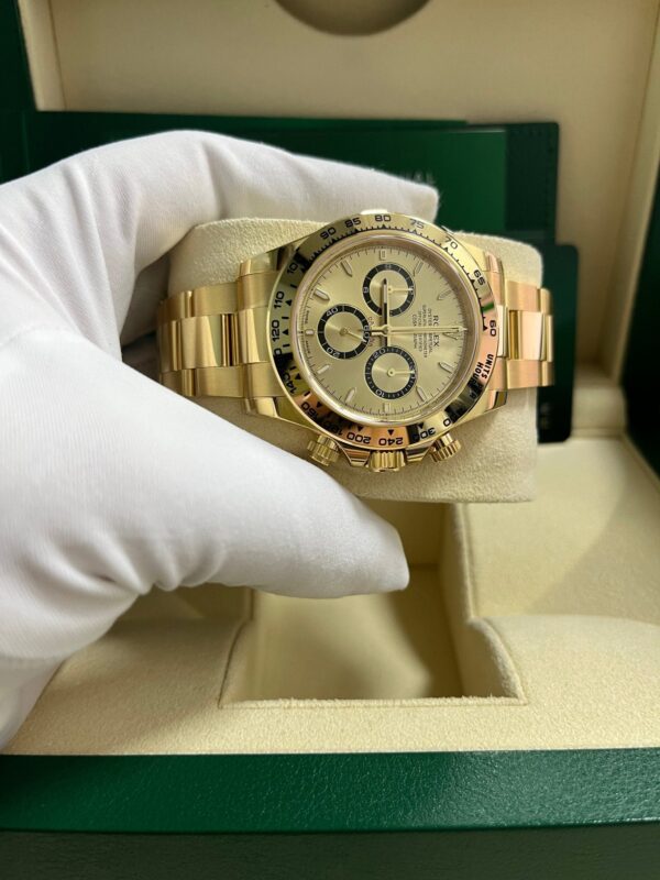 Rolex Daytona Cosmograph Daytona Golden Index Dial Oyster Bracelet 126508 - Image 2