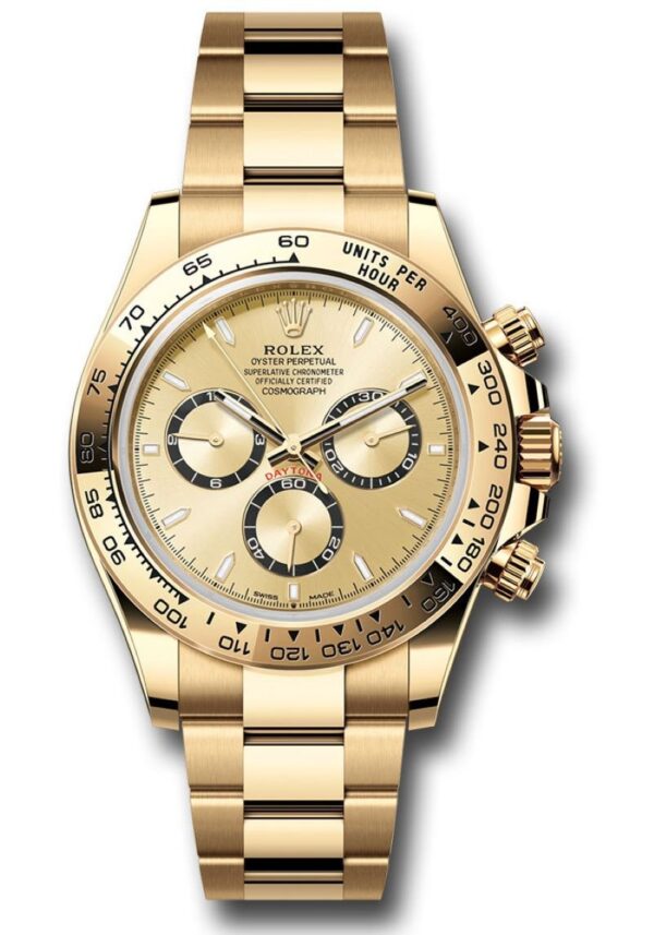 Rolex Daytona Cosmograph Daytona Golden Index Dial Oyster Bracelet 126508