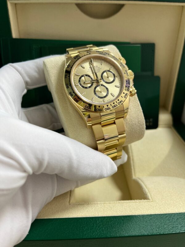 Rolex Daytona Cosmograph Daytona Golden Index Dial Oyster Bracelet 126508 - Image 10