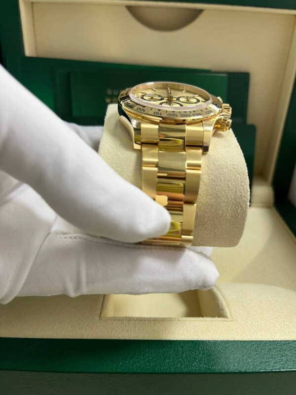 Rolex Daytona Cosmograph Daytona Golden Index Dial Oyster Bracelet 126508 - Image 8