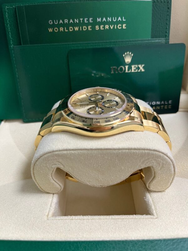 Rolex Daytona Cosmograph Daytona Golden Index Dial Oyster Bracelet 126508 - Image 4